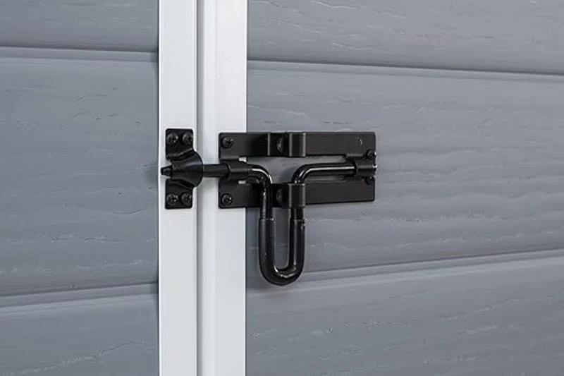 Keter Casetta da Giardino Manor 6x4 Pent, Grigia, 183,5 X 111 X 200,5 h