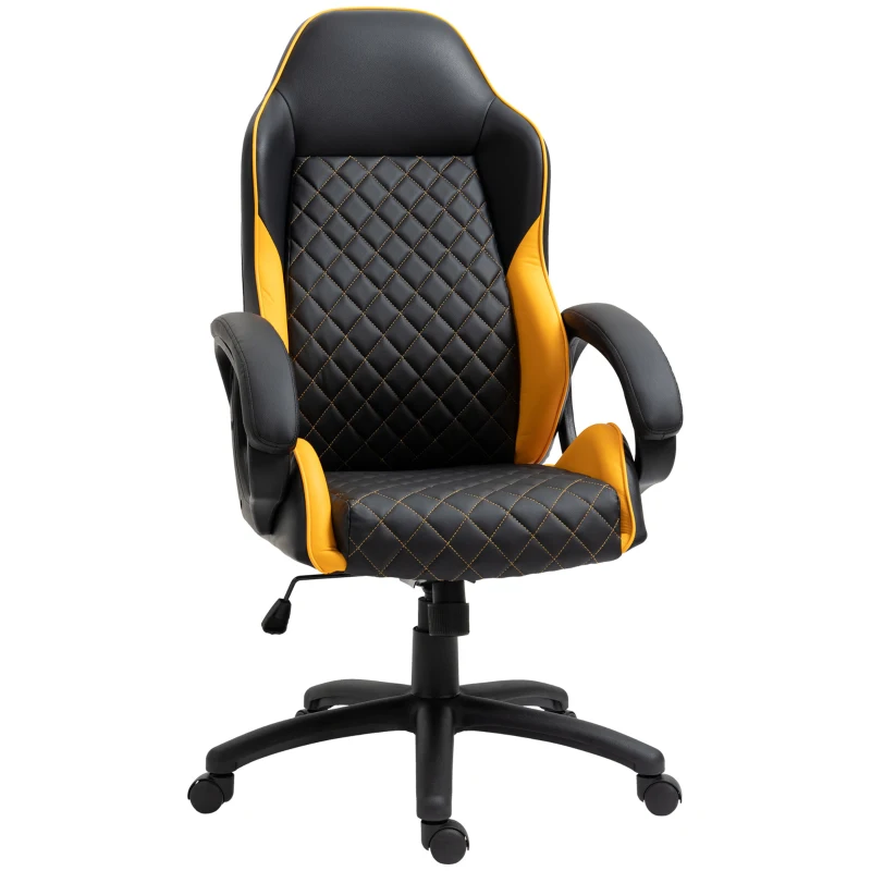 Vinsetto Scaun de Birou Ergonomic Inaltime Reglabila Balansoar si Roti