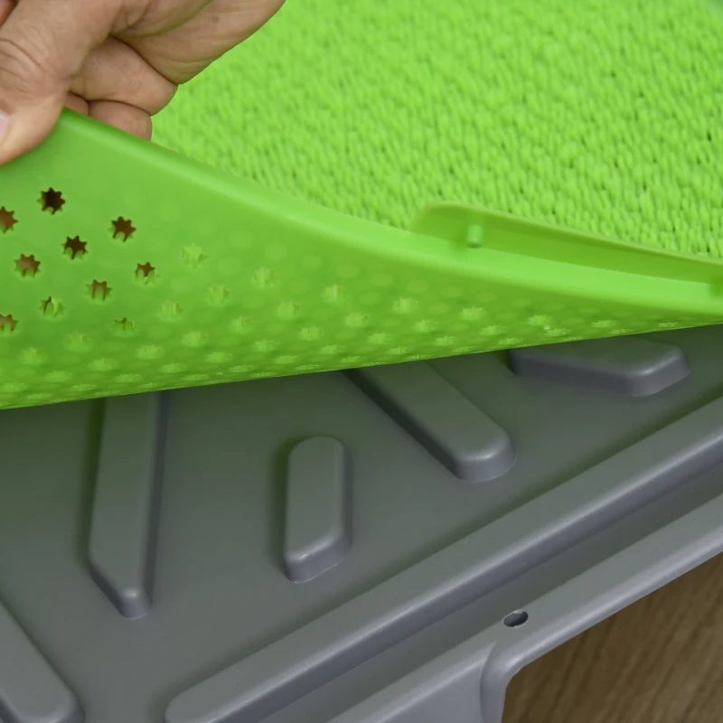 PawHut Toaletă pentru Câini, Iarbă Artificială pentru Câini cu Tavă pentru Antrenamentul la Oliță, 67x41 cm, Verde