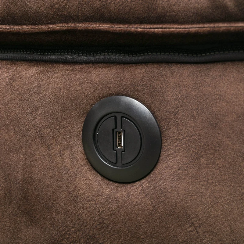 Power Lift Massage Chair with Heating Points, Side Pockets, Easy Assembly, Electric Recliner Armchair for Elderly, 103x100x106 cm, Brown