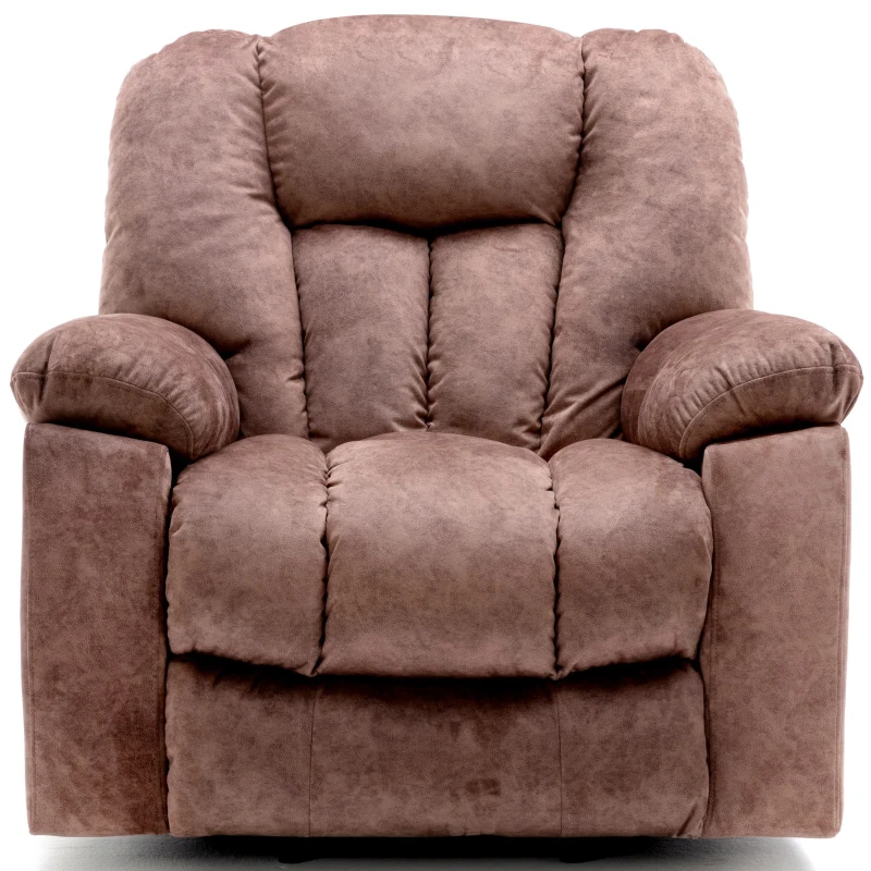 Power Massage Lift Recliner Chair with Heat & Vibration, USB Ports, Side Pockets, Easy Assembly, 100x95x102 cm, Ergonomic 6 Points Vibration Massage, Brown