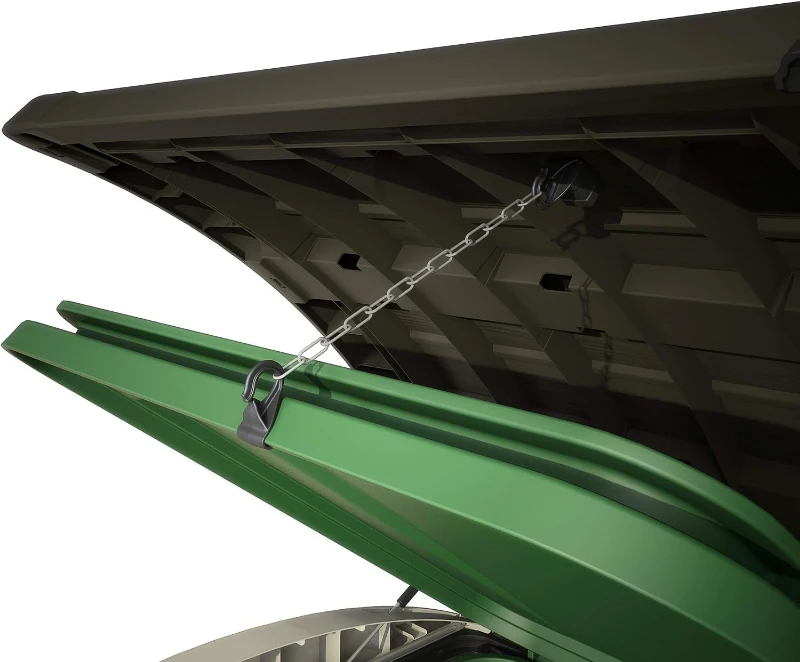 Keter Porta Attrezzi da Giardino Store-It-Out Ultra, 2000L, Effetto Legno, Beige, 177x111x134H cm