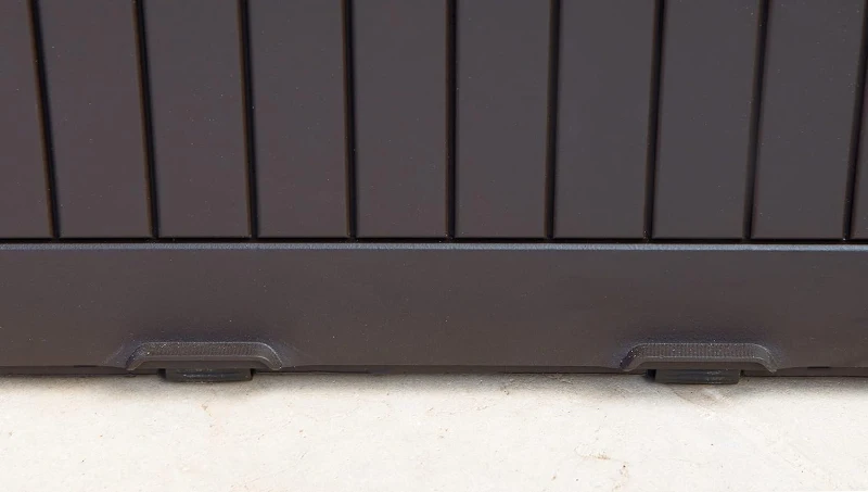 Keter Baule da Giardino Comfy, 270L, Effetto Legno, Marrone, 119,2x44,7x57H cm