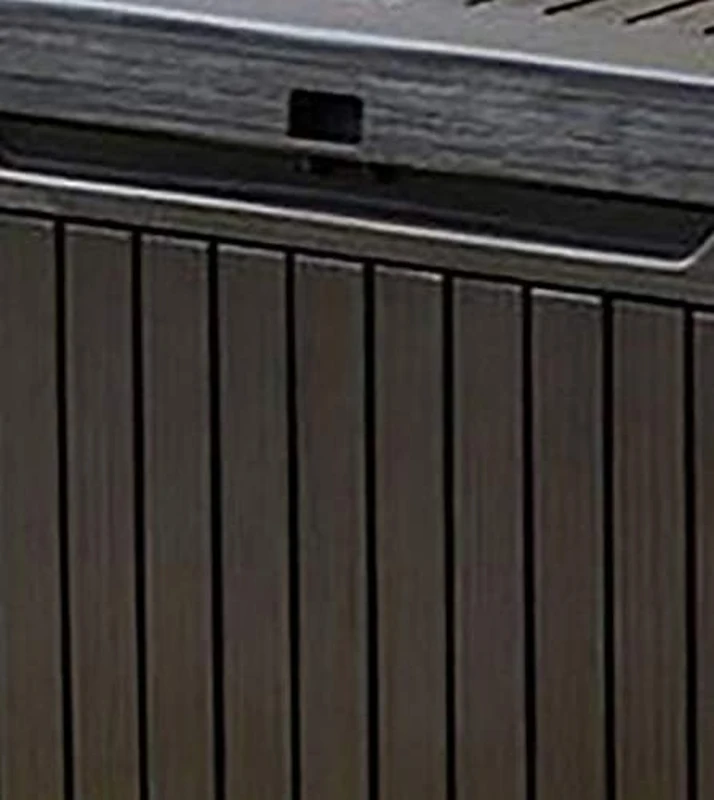 Keter Baule da Giardino Springwood, 305L, Effetto Legno, Marrone, 123x53,5x57H cm