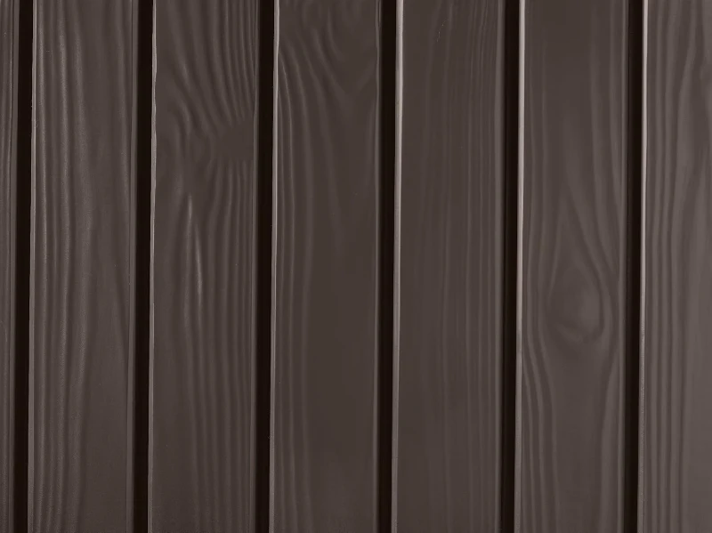 Keter Baule da Giardino Rockwood, 570L, Effetto Legno, Marrone, 155x72,4x64,4H cm