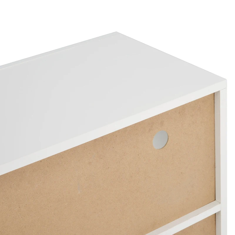 Modern Sideboard Cabinet with LED Lights, High Gloss Design, 3-Door Remote Control Kitchen Unit for Home Decor, 130x35x95 cm, White