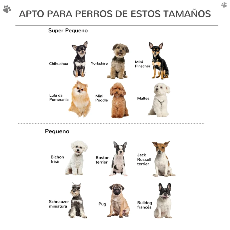 PawHut Escada para Animais de Estimação de 2 Degraus 2 em 1 Cama para Cães Gatos Estofada em PU Removível e Lavável com Zíper 45x39x20cm Cinza