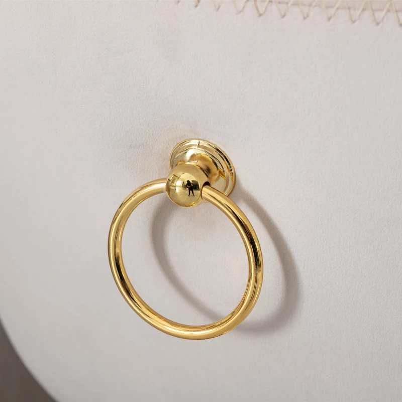 Set of 2 Kitchen Bar Stools with Rolling Edge Backrest and Gold Legs, 360° Rotatable Breakfast Bar Stools with Adjustable Seat Height, Beige