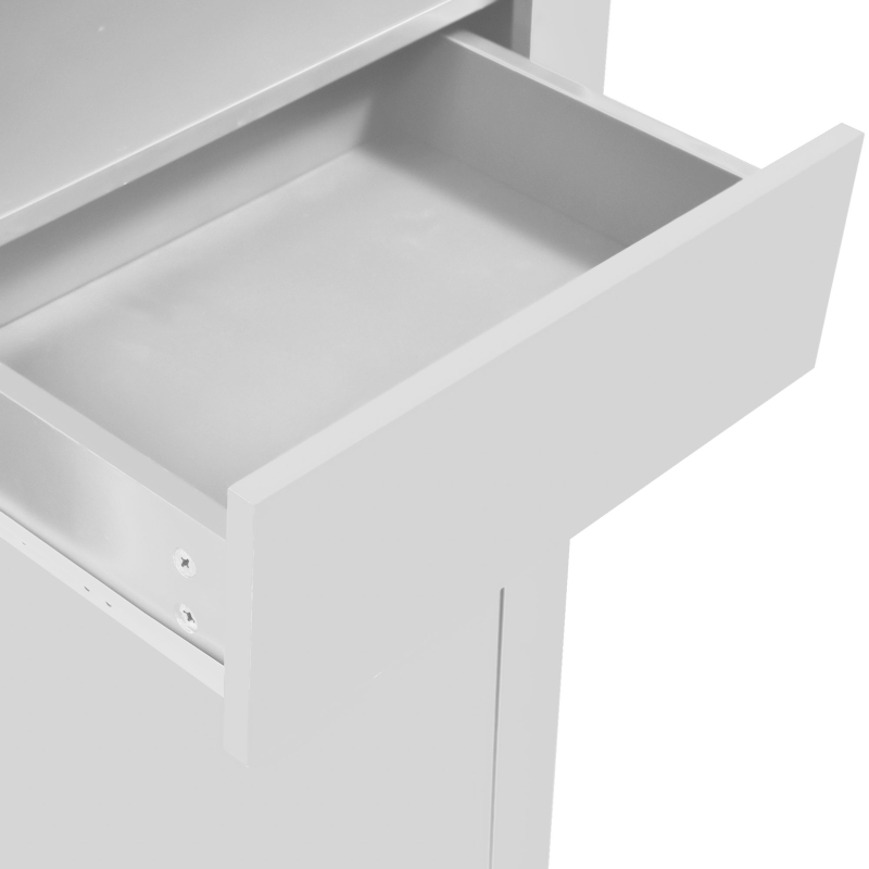 Vitrine Moderne avec Éclairage LED et Étagères, Idéale pour Cuisine, Salon et Bureau, en Aggloméré, 60x35,5x165 cm, Blanc