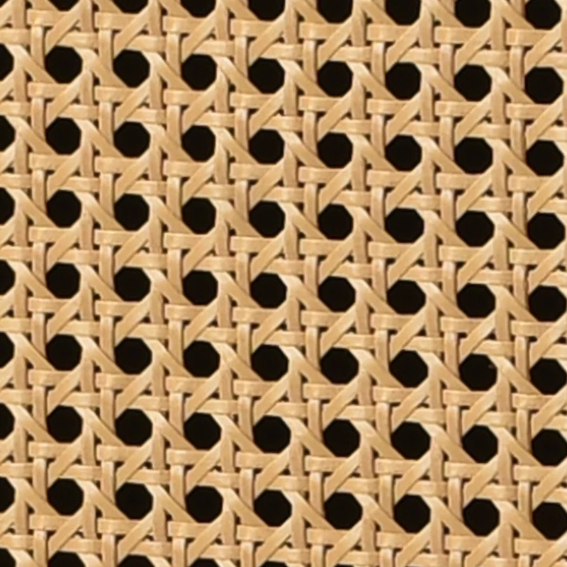 Crédence Moderne en Style Scandinave avec Inserts en Rotin, Trois Portes et Deux Tiroirs Irréguliers, 130x75,5x40 cm pour Salon ou Cuisine, Rotin