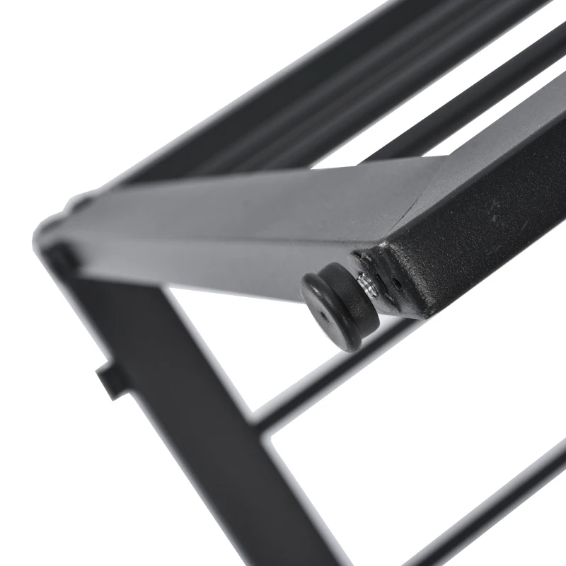 Kitchen Table in Oblong Shape with V-shaped Support Legs, Extendable Table with Marble Top, Metal Frame, 140x80x75 cm, White+Black