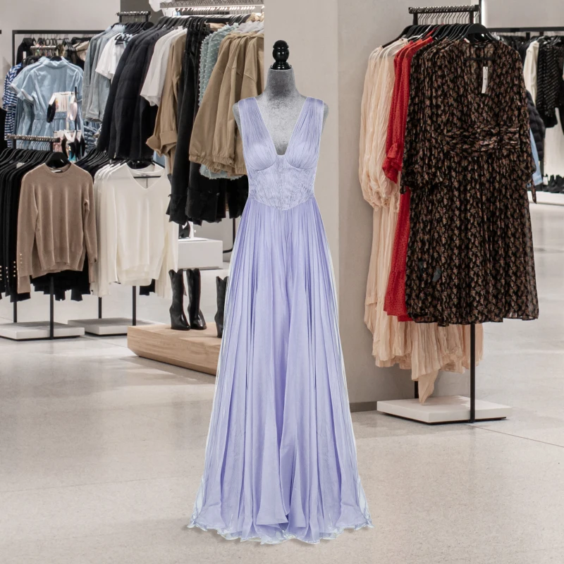 HOMCOM Manequim de Costura Feminino Manequim de Costura Ajustável a 130-168 cm com Tripé de Madeira Cinza