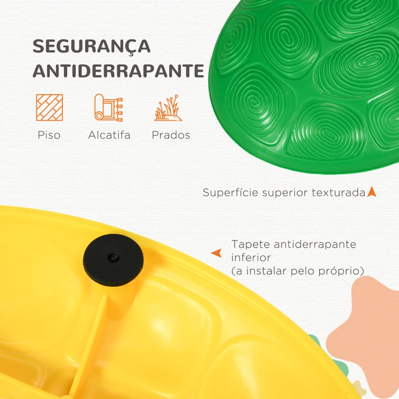 ZONEKIZ Conjunto de 6 Pedras de Equilíbrio Empilháveis com Base Antiderrapante para Equilíbrio e Promover a Coordenação Multicor