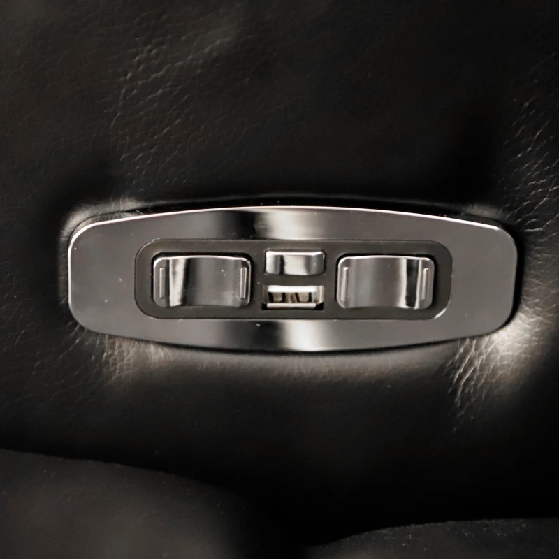 360° Swivel Leather Recliner Chair with USB Port, Cup Holders, Ambient Light, Adjustable Electric Gaming Recliner Chair, 92x80x108 cm, Black