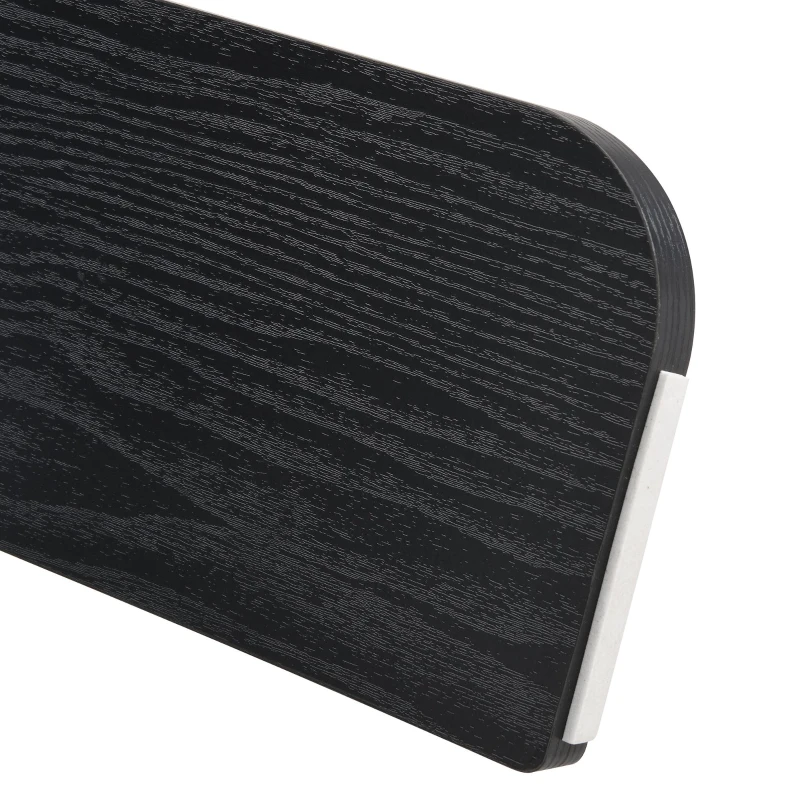 Set di Tavolini da Salotto Moderni Incastonati, Utilizzabili come Tavolino da Caffè o Comodini, Design Versatile, 70x70x35 cm + 50x50x45,5 cm, Nero