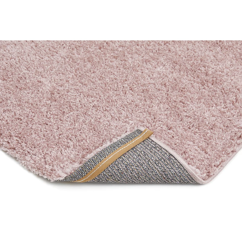 HOMCOM Hochflor Teppich Altrose 230 x 160 x 4 cm