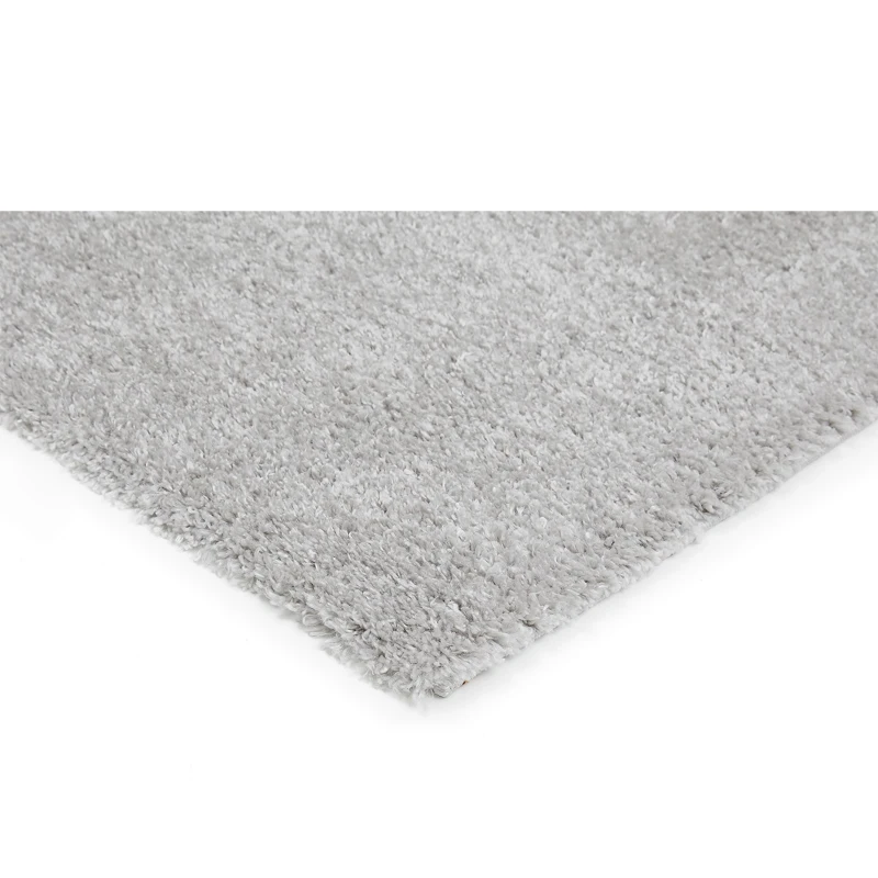 HOMCOM Hochflor Teppich Grau 150 x 80 x 4 cm