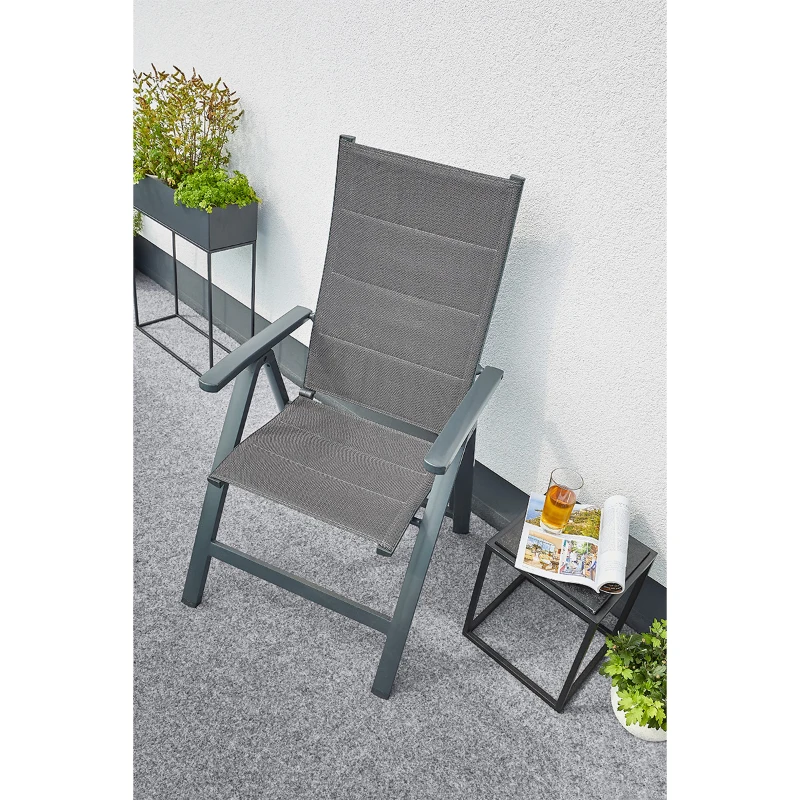 Outsunny Kunstrasen mit Noppen zur Drainage Balkon Terrasse Grau 500 x 200 x 0,4 cm