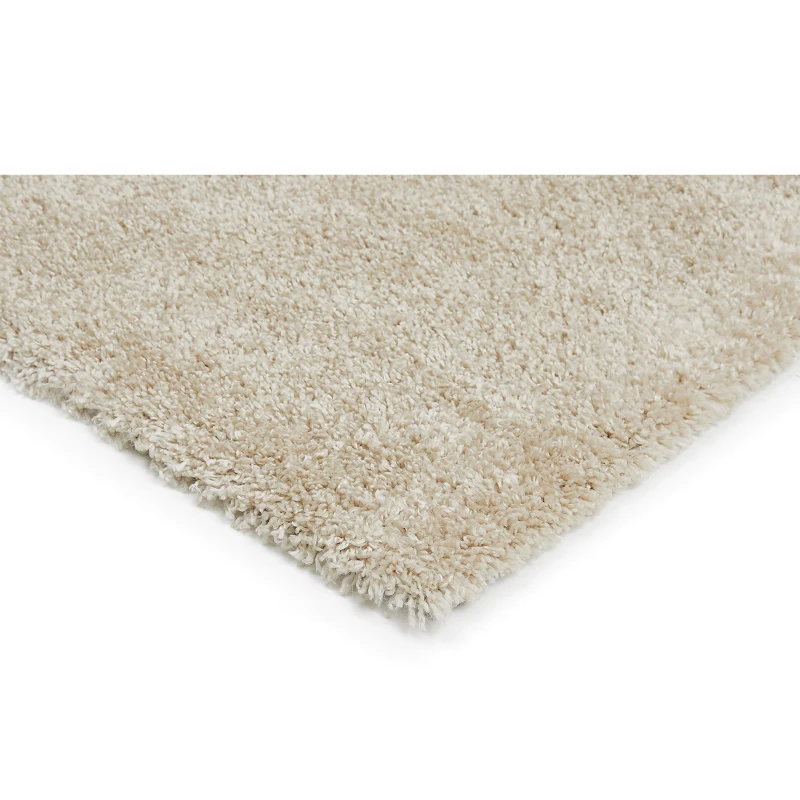 HOMCOM Hochflor Teppich Beige 230 x 160 x 4 cm