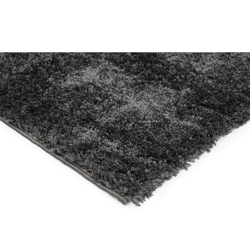 HOMCOM Hochflor Teppich Anthrazit 110 x 60 x 4 cm