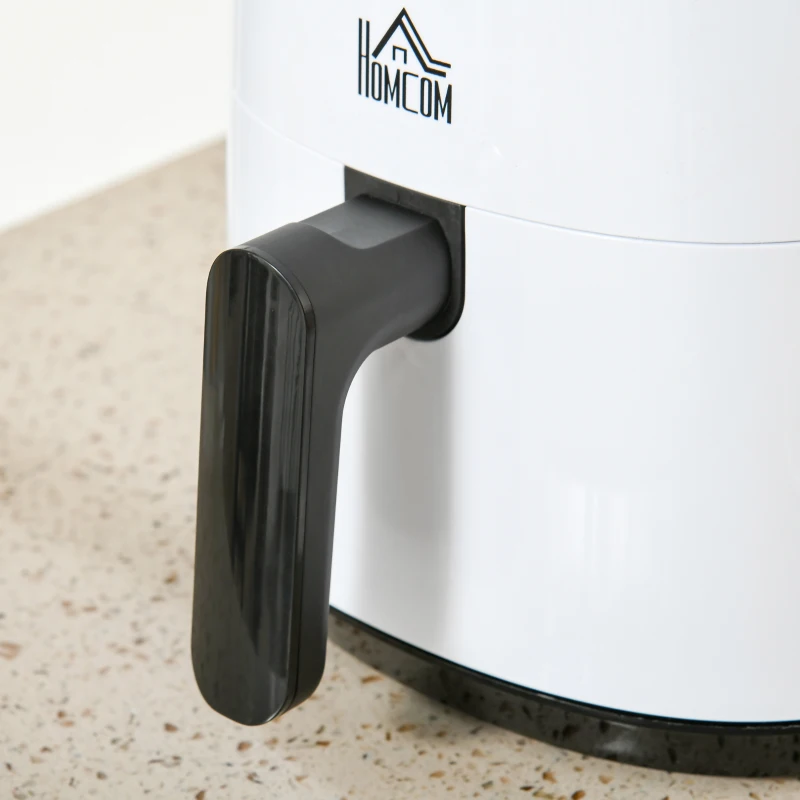 HOMCOM Heißluftfritteuse 2,5 L 1300W , 7 Funktionen, Antihaftbeschichteter Korb