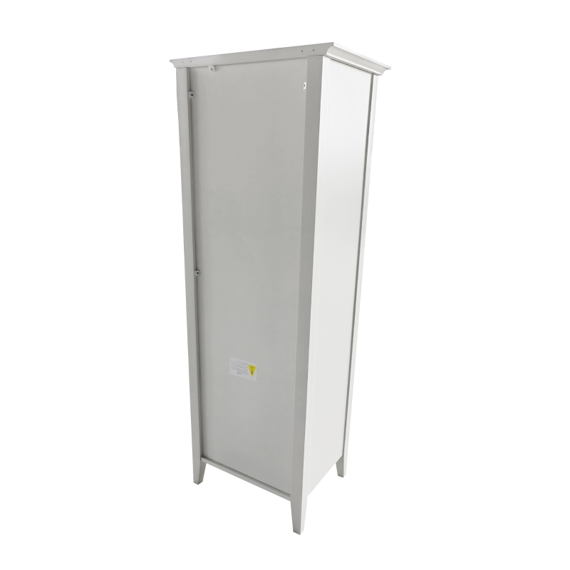 Credenza Moderna per Soggiorno con Rattan e Superficie Laccata, Funzionale e Elegante, 140,5x38x50 cm, Bianco