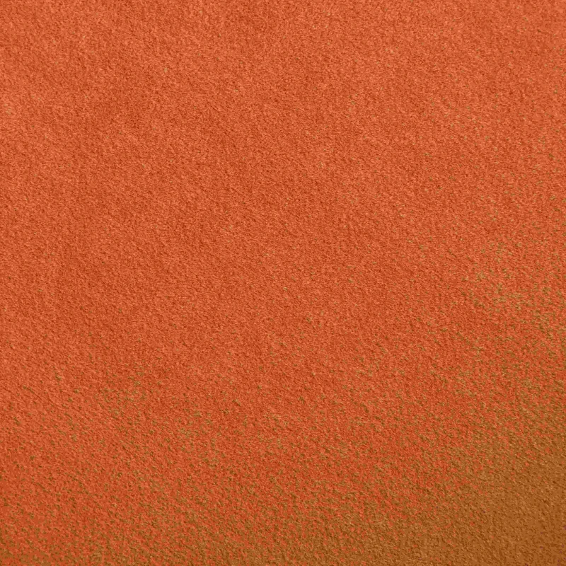 Velvet Ottoman Pouffe Wavy Pouf, S-Shape Wavy Foot Stool, No Assembly Required, Orange