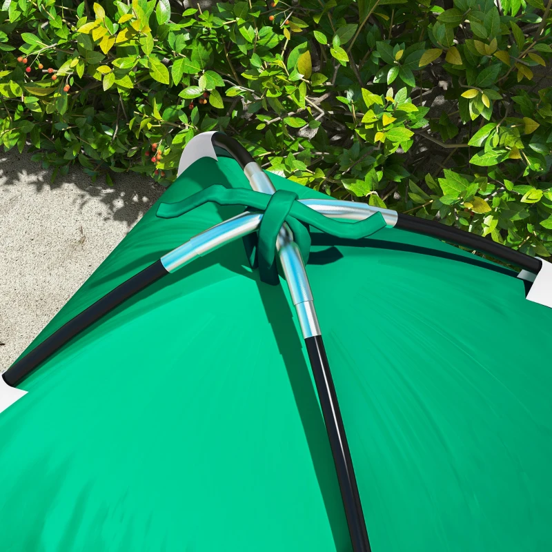 Outsunny Tenda de Duche Portátil Tenda de Privacidade Emergente 122x122x213 cm UPF30+ Trocador para Campismo Sanita Verde