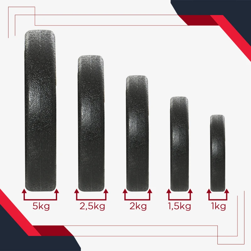 HOMCOM halterset 30KG