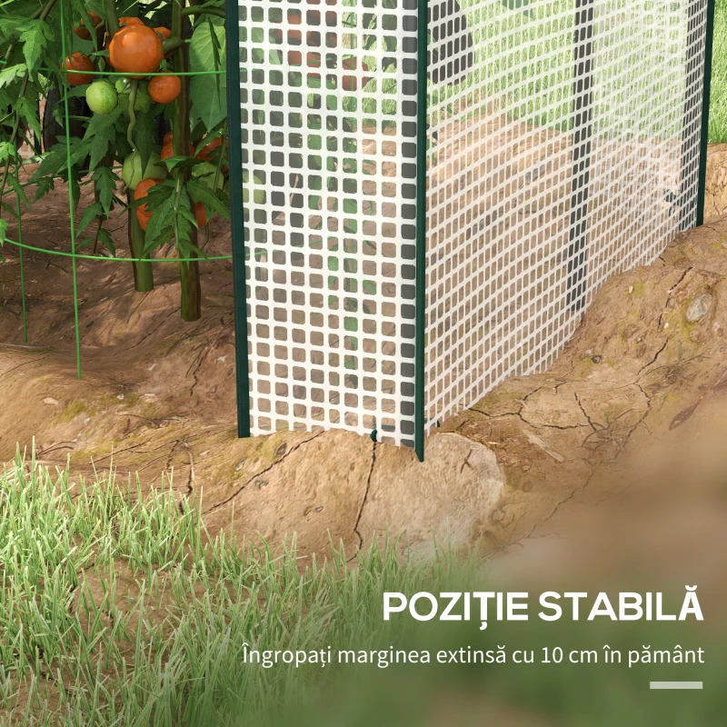 Outsunny Sera Cu 2 Camere Pentru Gradina Cu 2 Usi