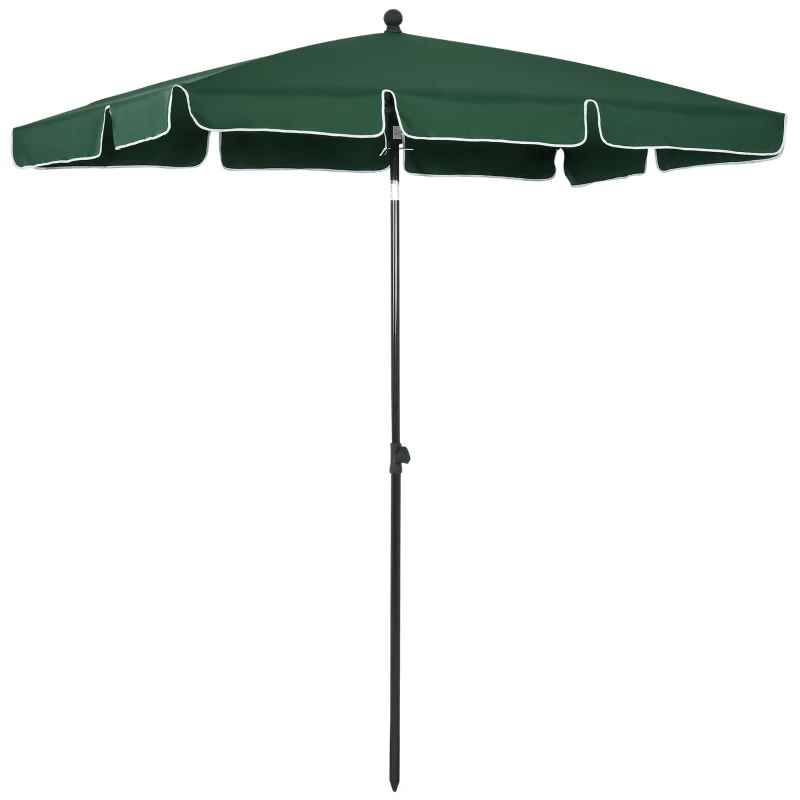Outsunny Umbrela pentru Gradina 2x2.4 m, Umbrela Dreptunghiulara