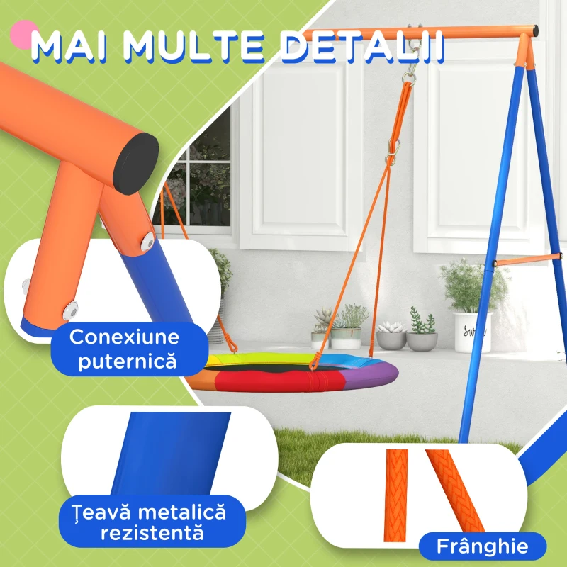 Outsunny Set de leagan pentru gradina, Multicolor(m-7)