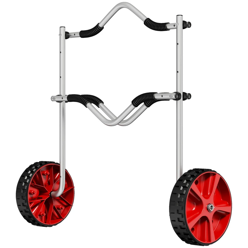 SPORTNOW Carucior de caiac, cu inaltime si latime reglabile