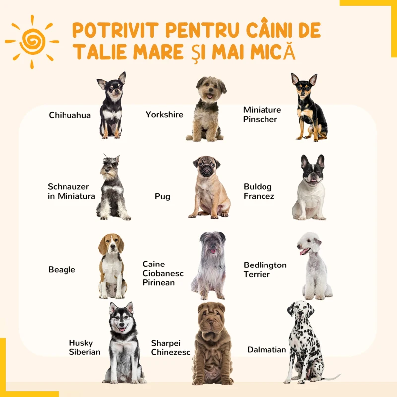 Pawhut tarc Joaca pentru Caini – 6 Panouri Rezistente