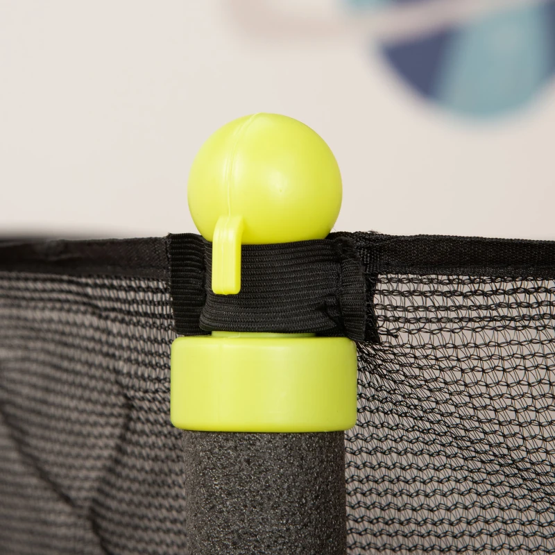 HOMCOM Trambulina Elastica pentru Copii 3-10 Ani cu Plasa de Sigu