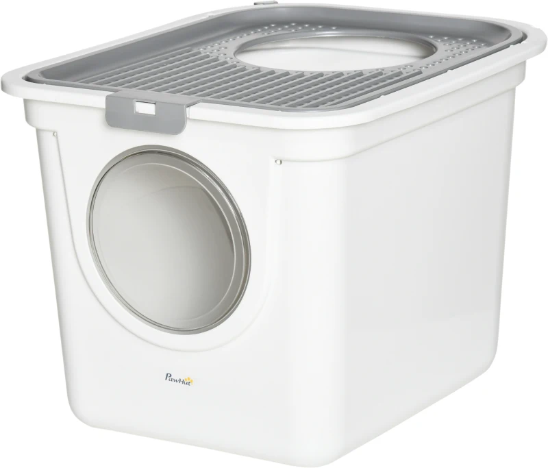 PawHut Kuweta dla kotów z pokrywą i łopatką, dla kotów do 5 kg