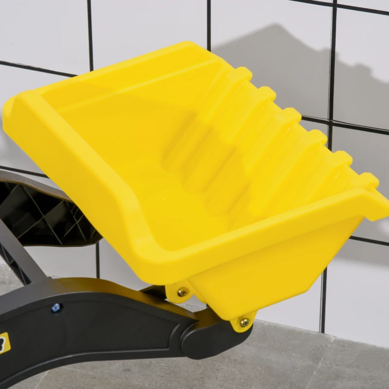 Homcom Excavator Copii 3 Ani – Cu Pedale, Cupa & Volan Functional(m-9)