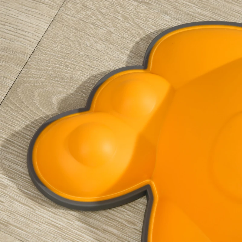 AIYAPLAY Jogo de Equilíbrio com 6 Peças Empilháveis Base Antiderrapante Conjunto de Equilíbrio em Forma de Peixe Dourado Multicor