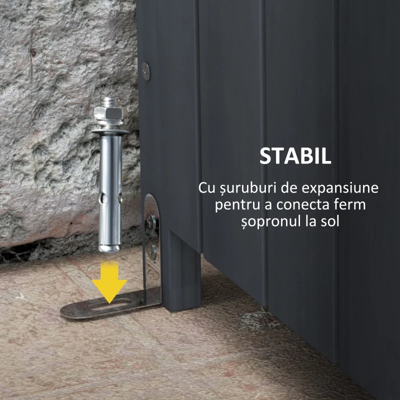 Outsunny Magazie Depozitare Pentru Exterior Din Lemn