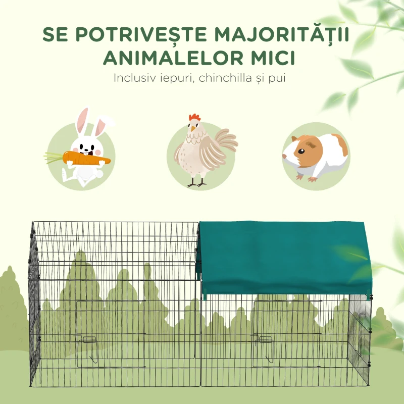 PawHut Cusca pentru Animale Mici, Verde