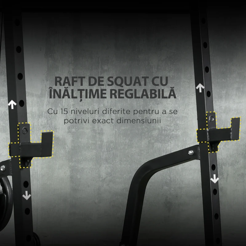 SPORTNOW Suport de Forta Multifunctional cu Scripeti