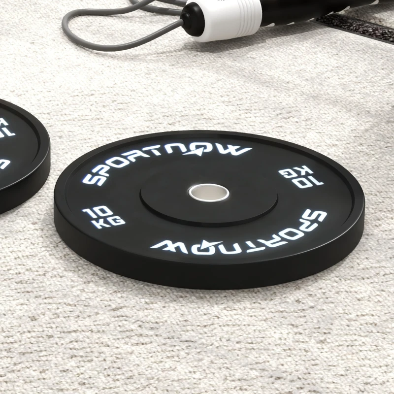 SPORTNOW 2 Placi De Greutati Olimpice De 10 kg
