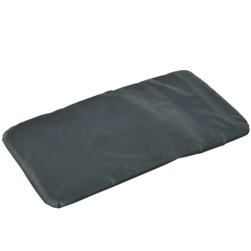 PawHut Hundebuggy Hundewagen bis 10 kg Klappbar Netzfenster Ablagekorb verstellbares Vordach Dunkelgrau 76,5 x 52 x 95 cm