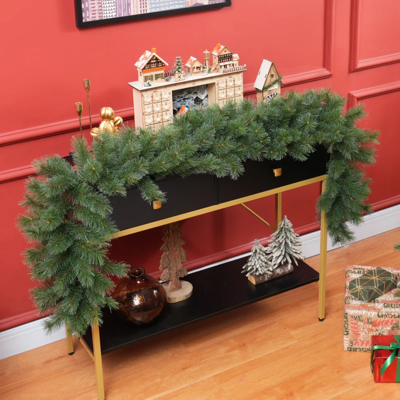 HOMCOM 1,8 m Kunstmatige Kerstslinger met 160 Tips Groen