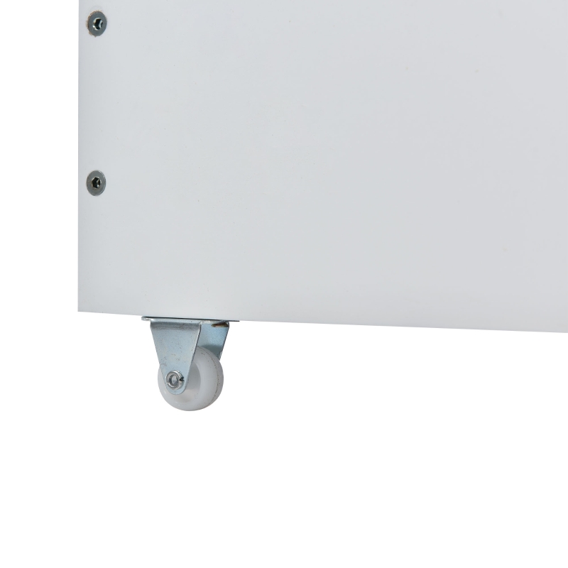 Bunk Bed for Kids, Solid Pine Wood Frame with Under Bed Drawer Storage and Shelves, Ideal for Kids Storage, 198x99.5x152 cm, White