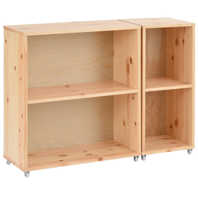 Loft Bed Children Single Sofa Bed Mid Sleeper with Movable Cabinet and Storage, 3FT Bed 200x101x100 cm, White