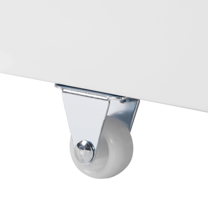 Wooden Solid Pine Divan Storage Bed with Drawers, Double Bed Frame for Adults and Kids, 196x146x82 cm, White