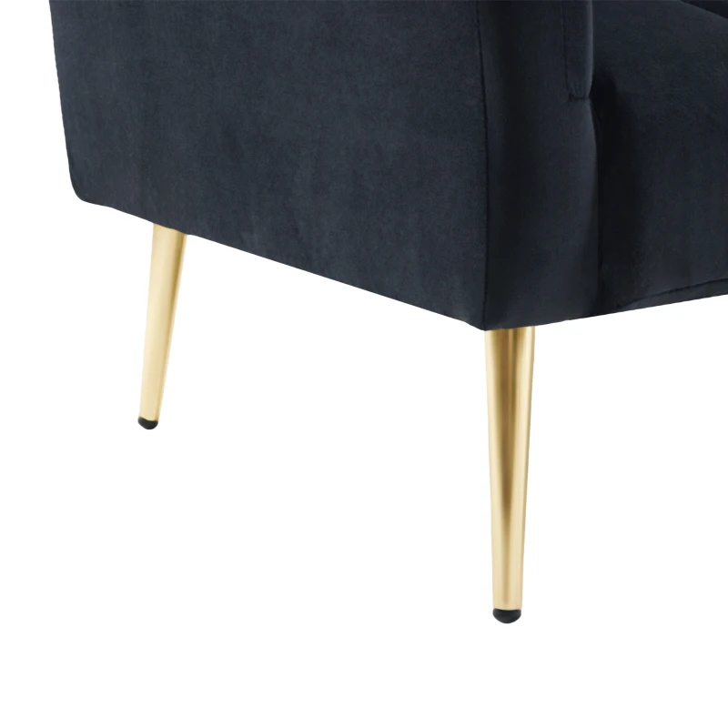 3-in-1 Klappsofa mit 3-fach verstellbarer Rückenlehne, ideal für Wohnzimmer und Schlafzimmer, Schwarz