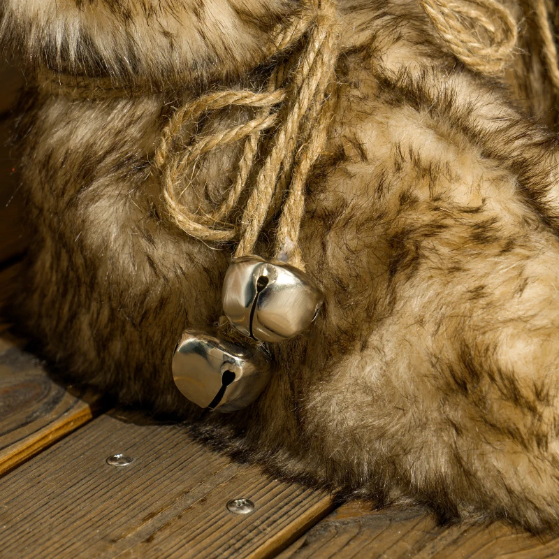 HOMCOM 4'6" Animated Santa Claus Figure, with Sound - Red