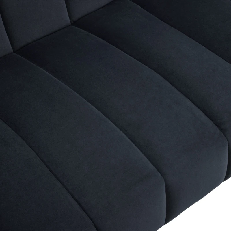 Divano Letto Trasformabile 3-in-1 con Schienale Regolabile in 3 Angolazioni (105°, 140°, 180°), Ideale per Soggiorno, Divano Letto 3 Posti, Nero